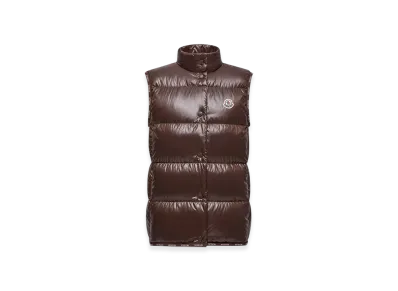 MONCLER Badia Down Gilet "Brown"