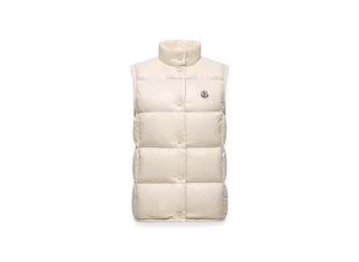 MONCLER Badia Down Gilet "White"