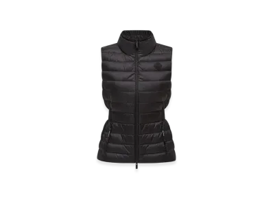 MONCLER Valmarie Fit & Flare Down Gilet "Black"