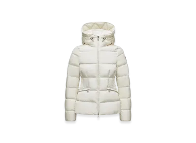 MONCLER Avoce Hooded Short Down Jacket "White"