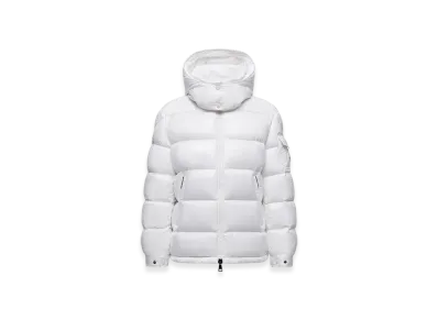MONCLER Maire Hooded Short Down Jacket "White"