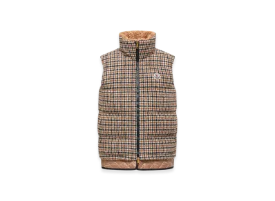 MONCLER Touvet Wool Blend Down Gilet "Brown"