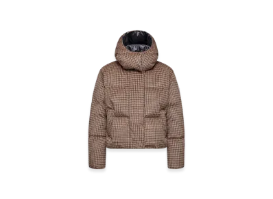 MONCLER Quierzy Hooded Short Down Jacket "Brown"