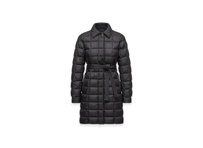 MONCLER Gresillon Belted Long Down Jacket "Black"