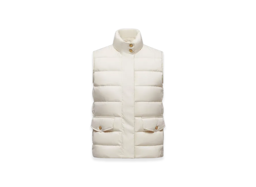 MONCLER Besset Down Gilet "White"