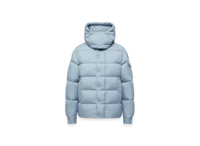 MONCLER Moncler Maya 70 Hooded Short Down Jacket "Light Blue"