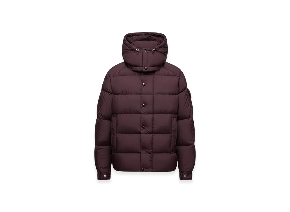 MONCLER Moncler Maya 70 Hooded Short Down Jacket "Burgundy"