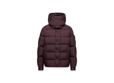 MONCLER Moncler Maya 70 Hooded Short Down Jacket "Burgundy"