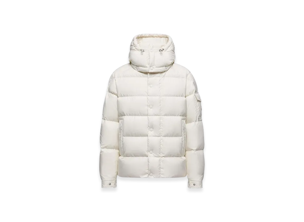 MONCLER Moncler Maya 70 Hooded Short Down Jacket "White"