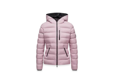 MONCLER Herbe Hooded Short Down Jacket "Pink"