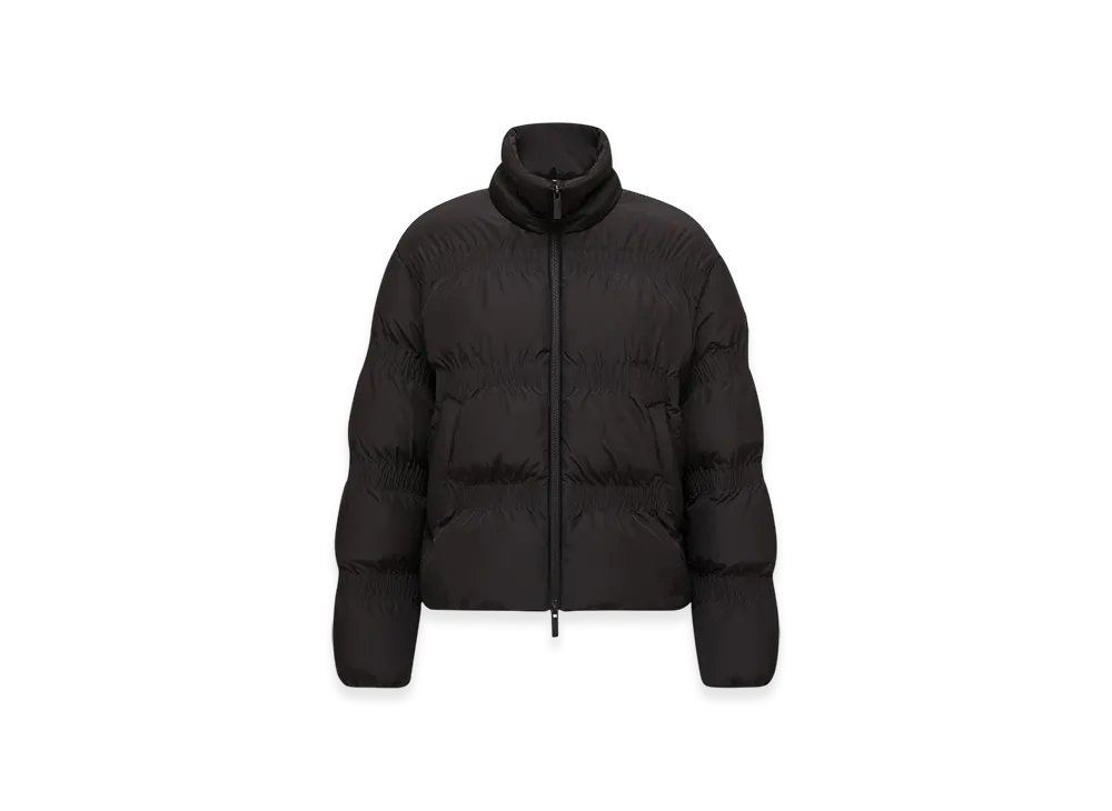 MONCLER Ravignan Gather-Quilted Short Down Jacket "Black"