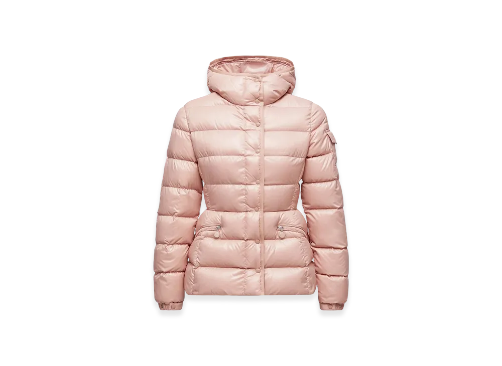 MONCLER Barante Hooded Short Down Jacket "Pink"