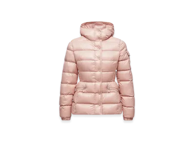 MONCLER Barante Hooded Short Down Jacket "Pink"