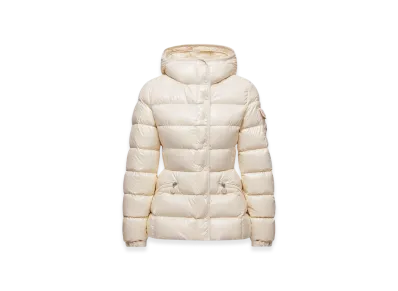 MONCLER Barante Hooded Short Down Jacket "White"