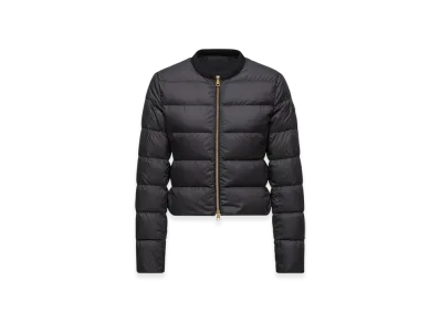 MONCLER Mauvezin Wool-Trimmed Short Down Jacket "Black"
