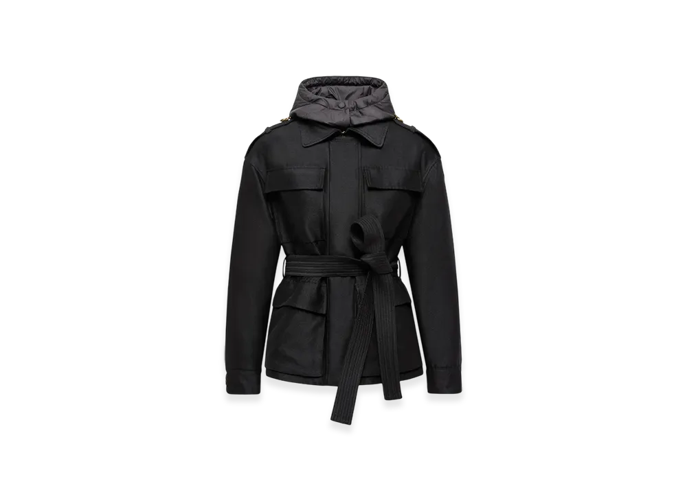 MONCLER Essalois Hooded Down Field Jacket "Black"