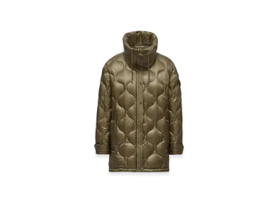 MONCLER Lombi Hooded Mid-Length Down Jacket "Olive Green"