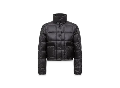 MONCLER Jarcieu Braided Trim Short Down Jacket "Black"