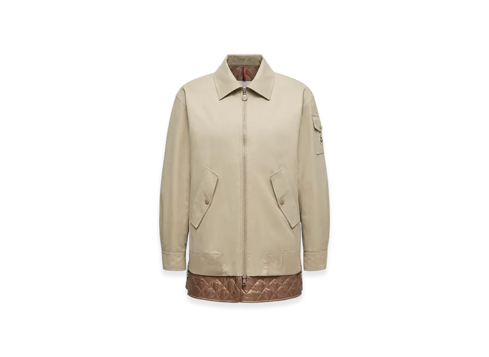 MONCLER Felci Padded Shirt Jacket "Beige"
