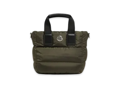 MONCLER Caradoc Water-Repellent Micro Tote Bag "Olive Green"