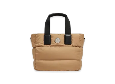 MONCLER Caradoc Water-Repellent Mini Tote Bag "Beige"