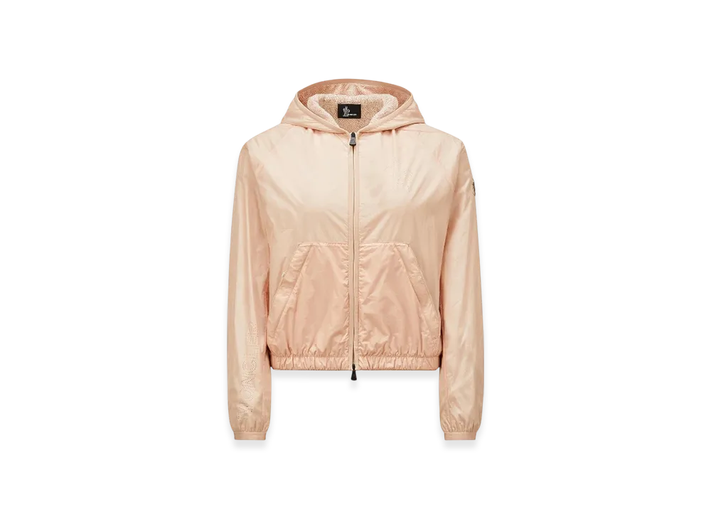 MONCLER Logo Hoodie "Light Pink"