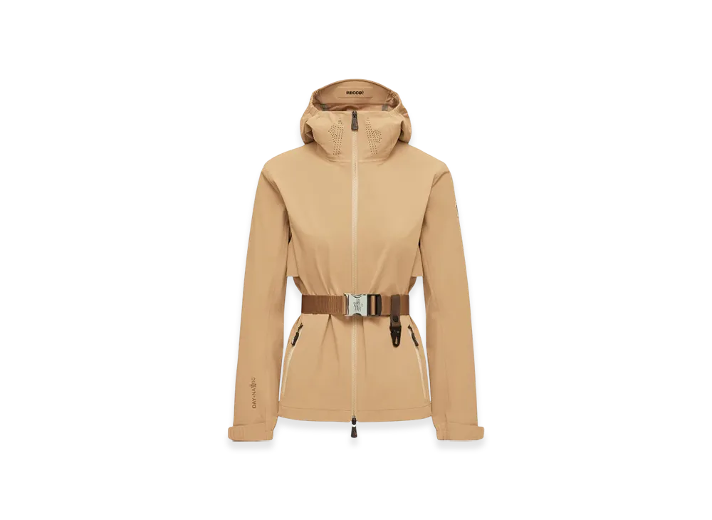 MONCLER Fex Hooded Shell Jacket "Beige"