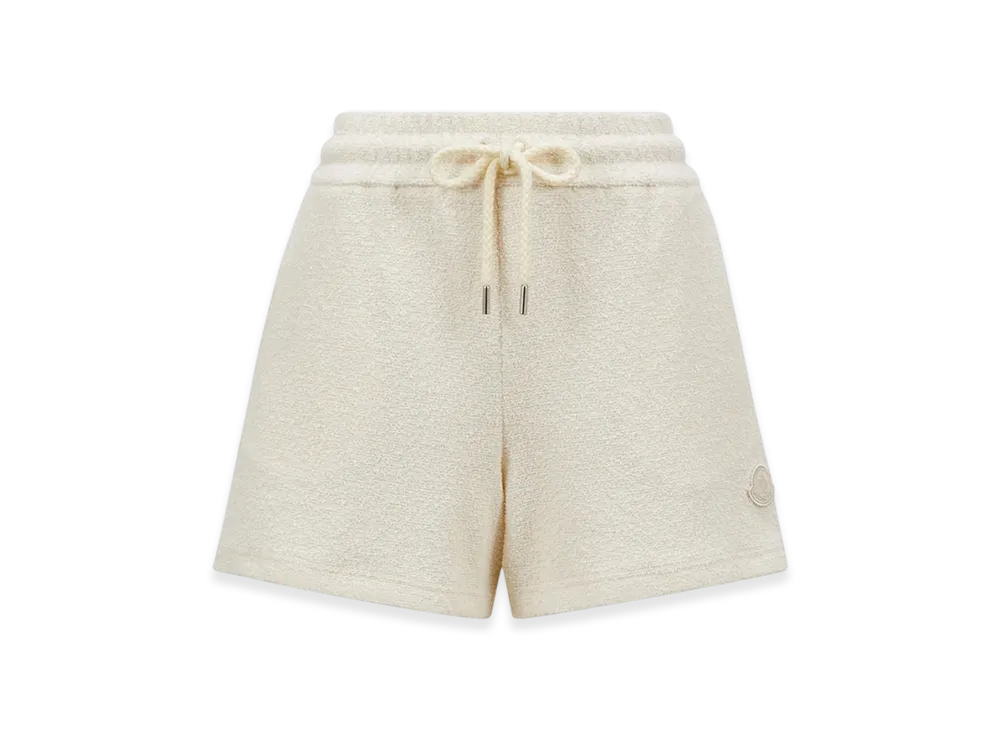 MONCLER Boucle Shorts "White"