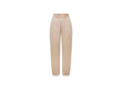 MONCLER Embroidered Logo Cotton Track Pants "Beige"