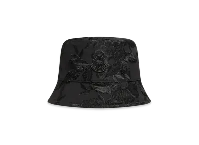 MONCLER Floral Bucket Hat "Black"