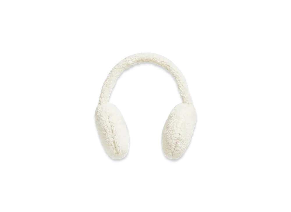 MONCLER Padded Teddy Ear Muffs "White"