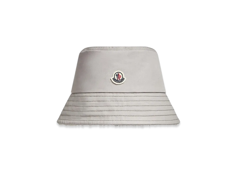 MONCLER Reversible Cotton & Teddy Bucket Hat "Grey"