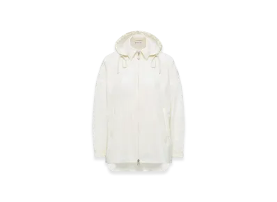 MONCLER Hooded Shirt Jacket "White"