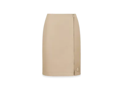 MONCLER Zipped Skirt "Beige"