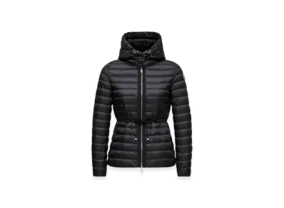 MONCLER Raie Packable Hooded Short Down Jacket "Black"