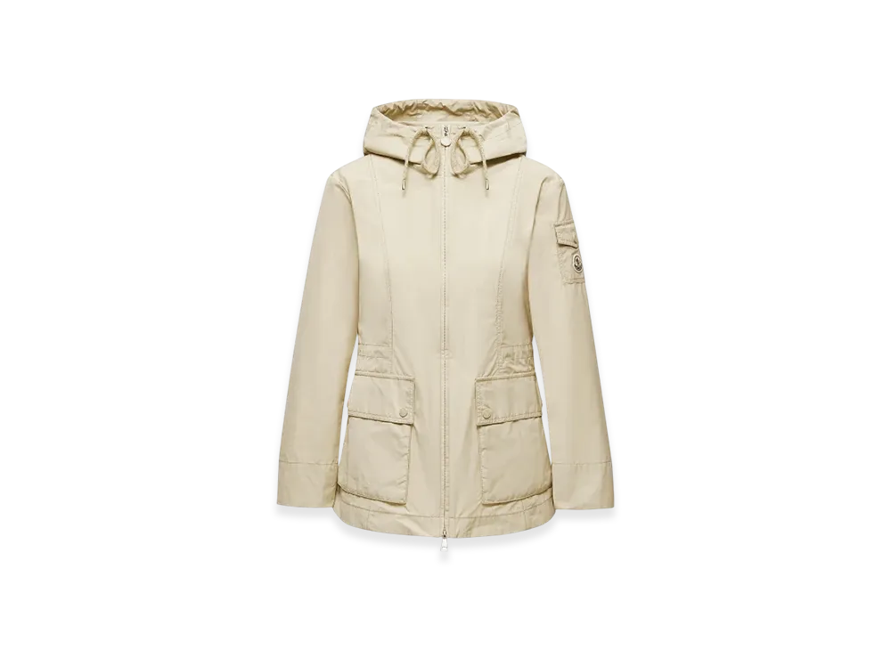 MONCLER Leandro Hooded Parka Jacket "Beige"