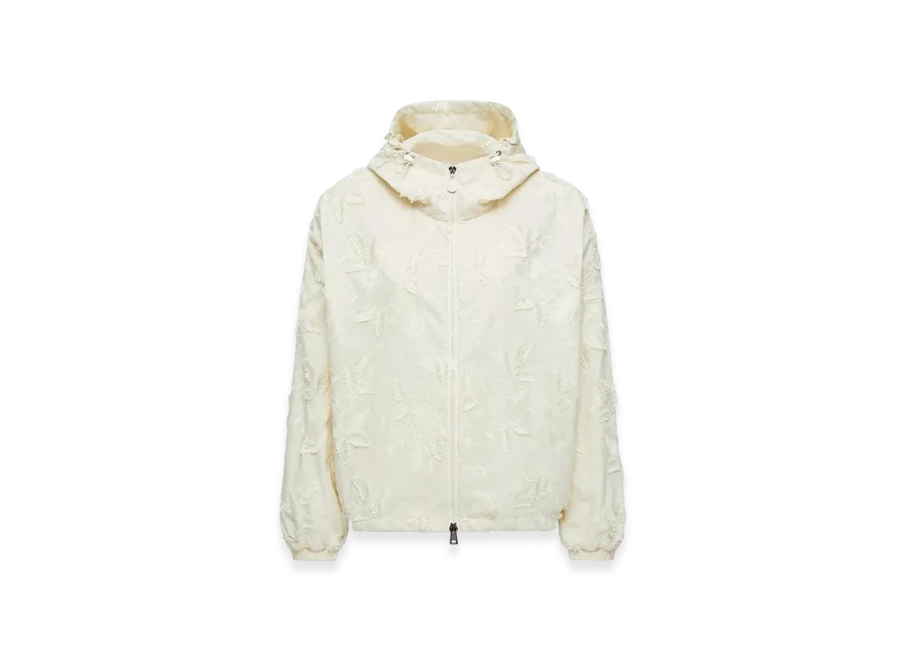MONCLER Charmeil Textured Hooded Jacket "White"