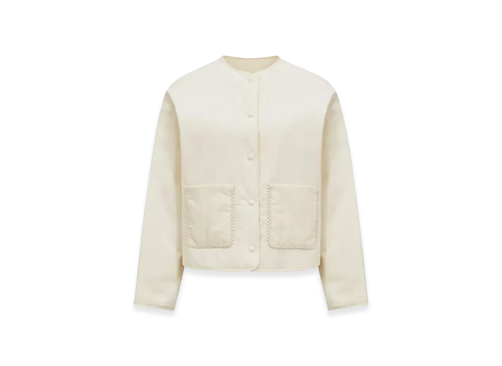 MONCLER Nevers Short Padded Jacket "White"