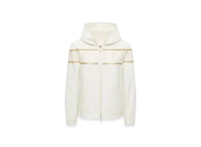 MONCLER Clisson Embroidered Hooded Jacket "White"