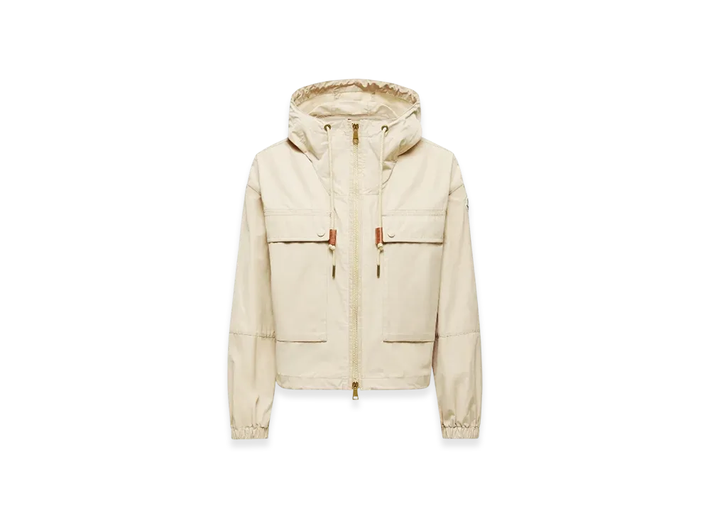 MONCLER Sauvan Hooded Parka "Light Beige"