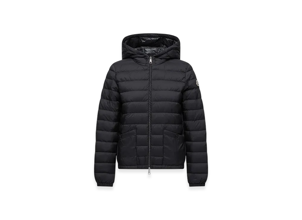 MONCLER Hede Hooded Short Down Jacket "Black"