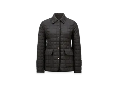 MONCLER Epinal Square-Quilted Down Shirt Jacket "Black"