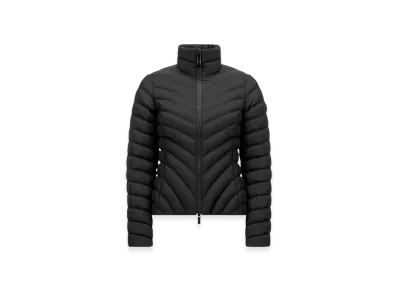 MONCLER Griange Diagonal-Quilted Short Down Jacket "Black"
