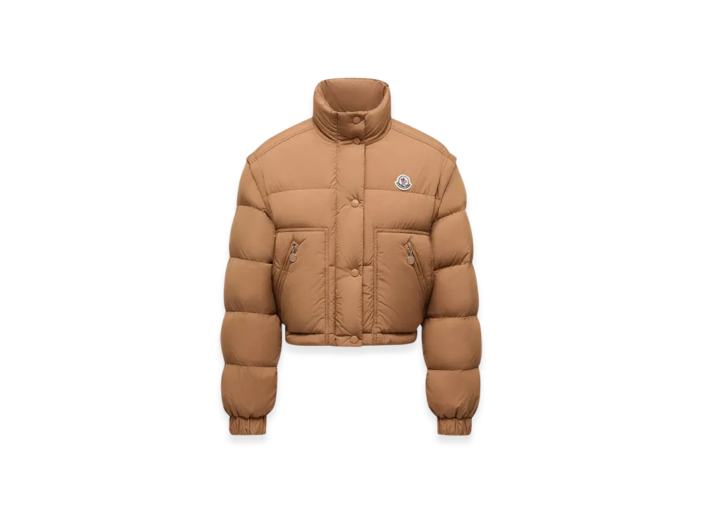 MONCLER Selle 2-in-1 Short Down Jacket "Beige"