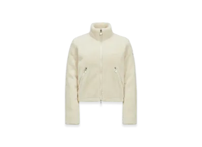 MONCLER Polignac Teddy Short Down Jacket "White"