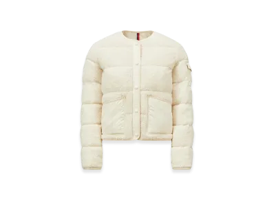 MONCLER Floyrac Teddy Short Down Jacket "White"