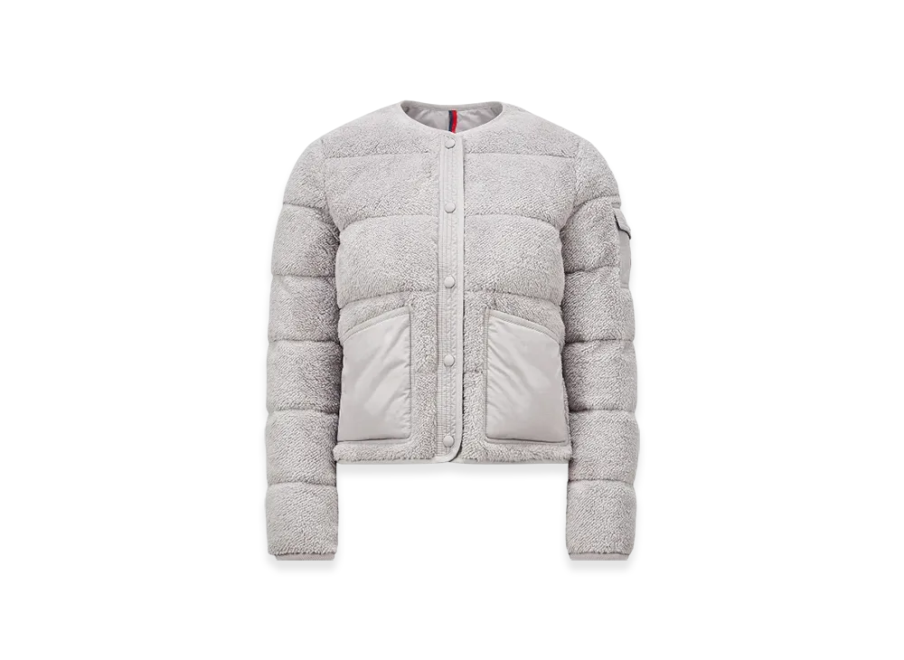 MONCLER Floyrac Teddy Short Down Jacket "Grey"