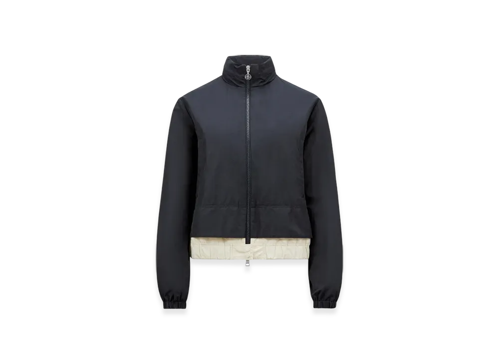 MONCLER Janze Hooded Twill Short Down Jacket "Navy Blue"