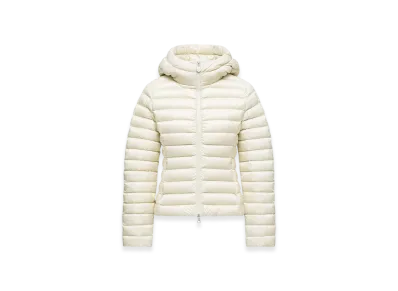 MONCLER Ige Hooded Short Down Jacket "White"