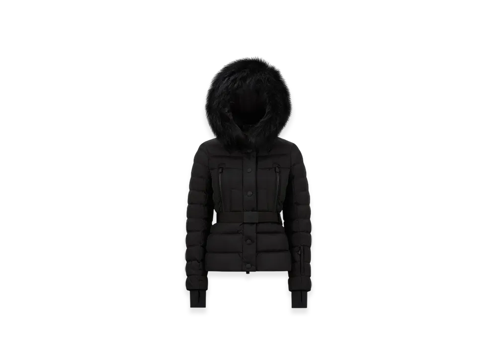 MONCLER Beverley Hooded Down Ski Jacket "Black"